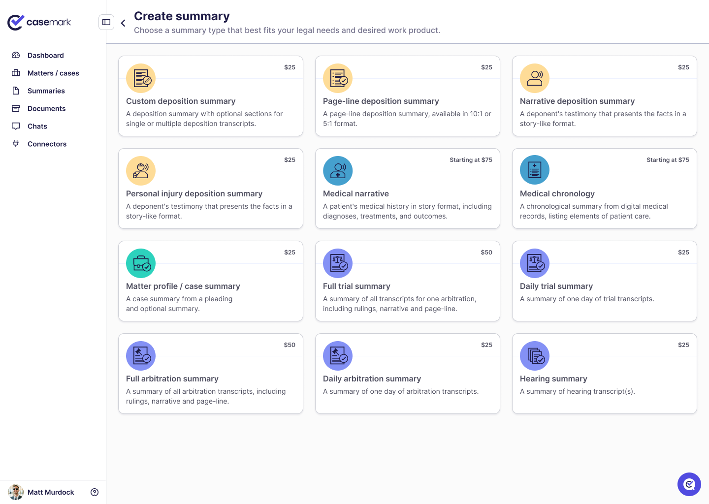 Custom Deposition Summary